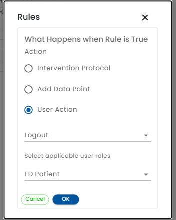 Action - User Action
