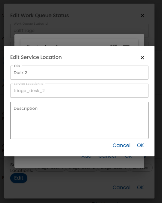 Edit Service Location