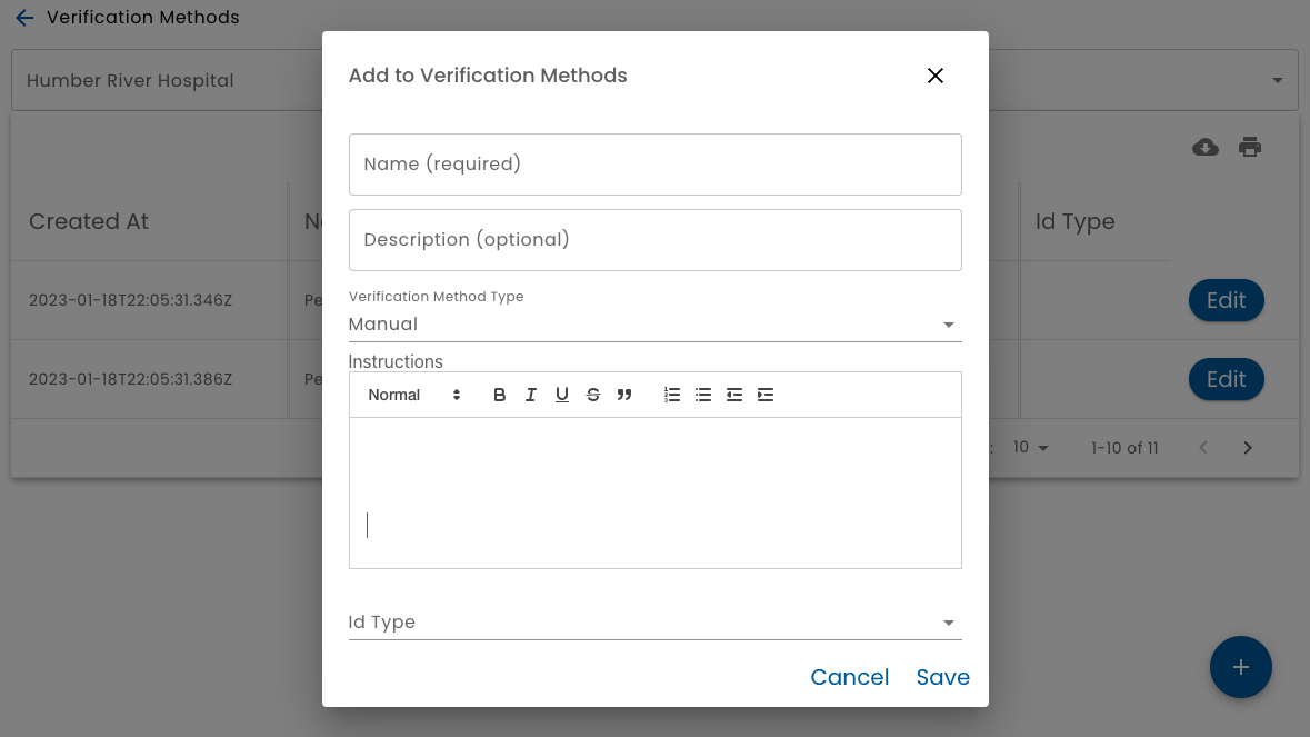 Manual Verification